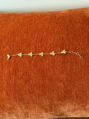 Julie Vos Gold Bee Charm Bracelet - Women Jewelry